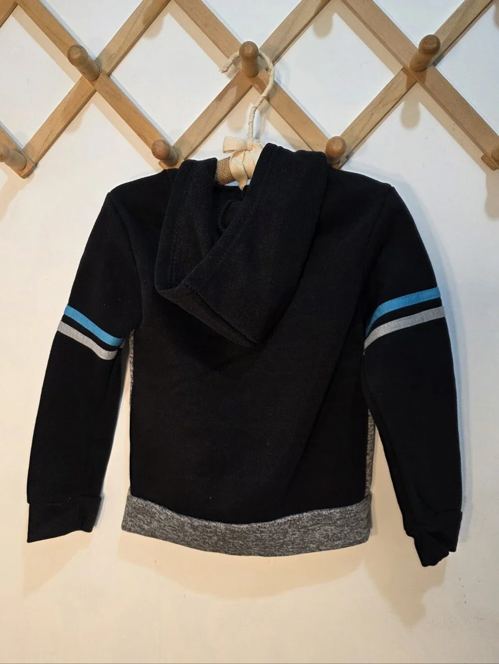 Mad Game Hoodie Jacket Black Gray Blue Kids 4